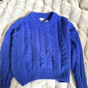 Blue Debut Sweater